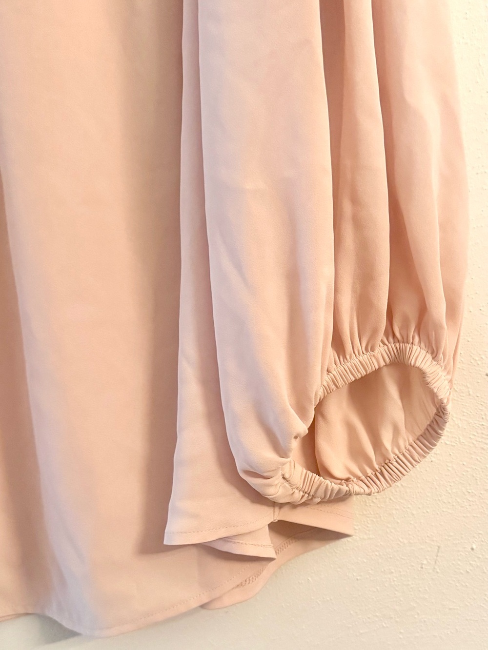 Ann Taylor Women's Blush Pink Balloon Puff Sleeve Relaxed Fit Top Size XXL - Picture 4 of 8